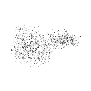Slowfall Confetti Paper 1kg - Black