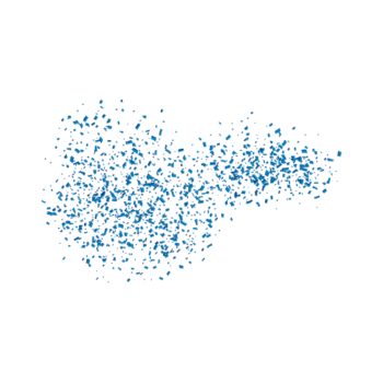 Slowfall Confetti Paper 1kg - Dark Blu