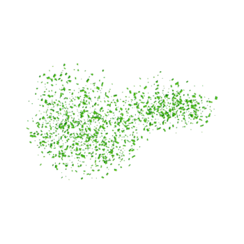 Slowfall Confetti Paper 1kg - Dark Green