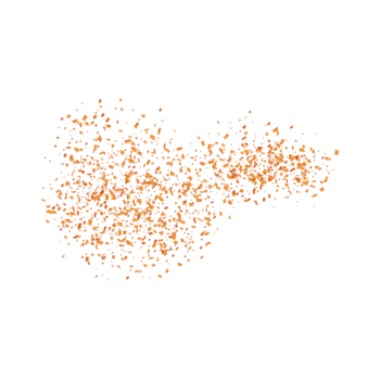 Slowfall Confetti Paper 1kg - Orange